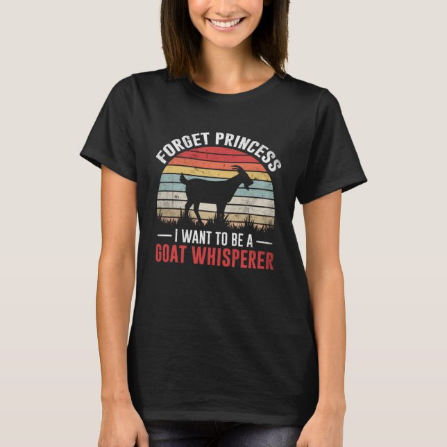 Funny Princess Goat Whisperer Tee Vintage Farmer R (Framsida)