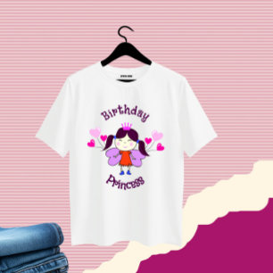 Funny prinsessa med ballonger baby T-Shirt