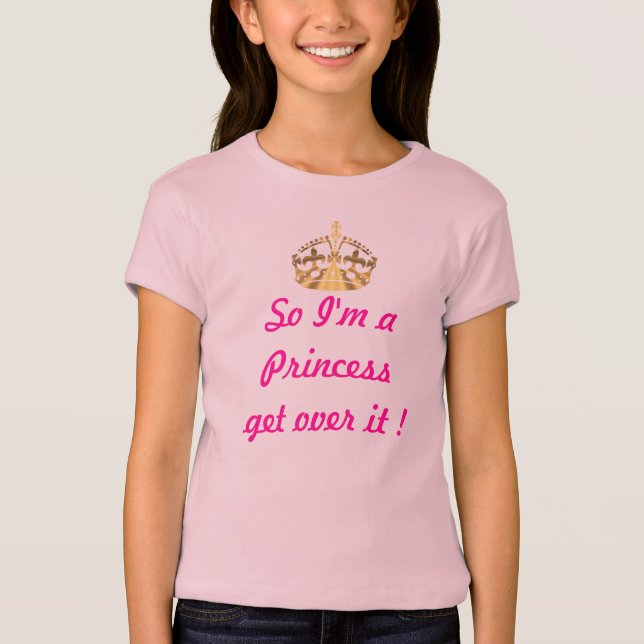Funny prinsessa-text tee (Framsida)