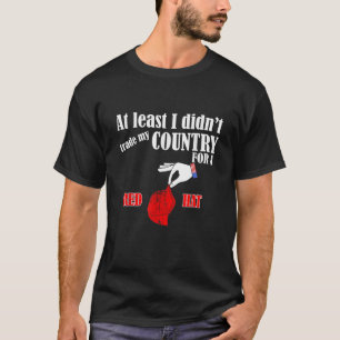 Funny Pro America Anti Trump American USA flagga D T Shirt