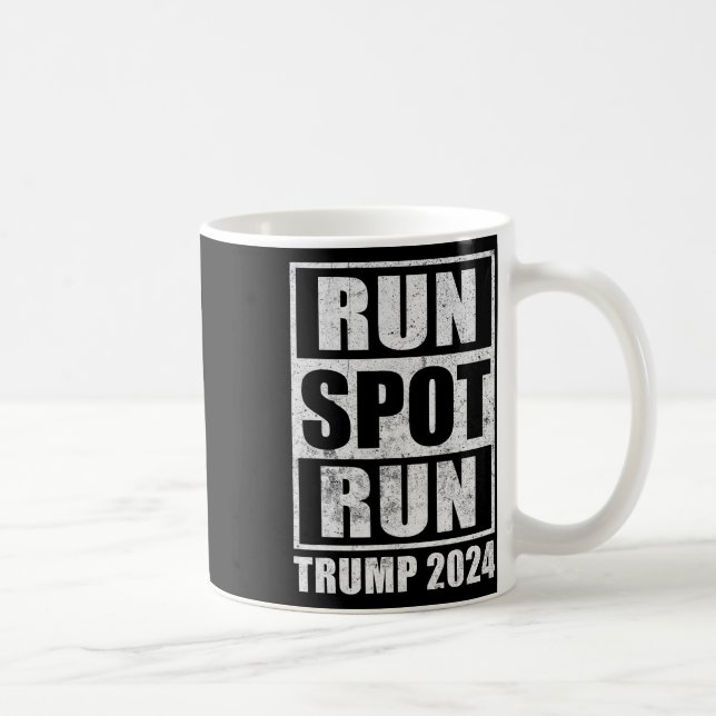 Funny Pro Trump 2024 Springa Spot Springa Trump Ka Kaffemugg (Höger)