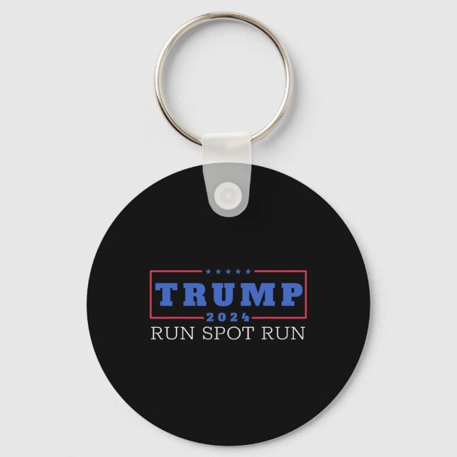 Funny Pro Trump 2024 Springa Spot Springa Trump Ka Nyckelring (Framsida)