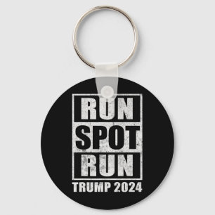 Funny Pro Trump 2024 Springa Spot Springa Trump Ka Nyckelring