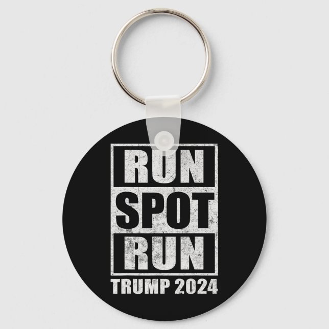 Funny Pro Trump 2024 Springa Spot Springa Trump Ka Nyckelring (Framsida)