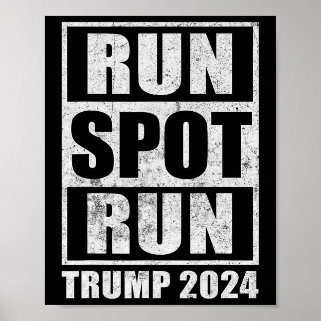 Funny Pro Trump 2024 Springa Spot Springa Trump Ka Poster (Framsidan)