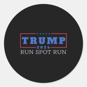 Funny Pro Trump 2024 Springa Spot Springa Trump Ka Runt Klistermärke