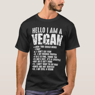 "Funny Pro Vegan Activism Gym Idrottsman Veganism" T Shirt