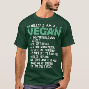 Funny Pro Vegan Activism Vegetarian Lifestyle till T Shirt