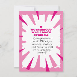 Funny problemkort för Mors dag