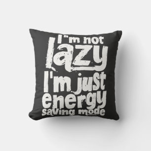 Funny Procrastination-citattecken Kudde