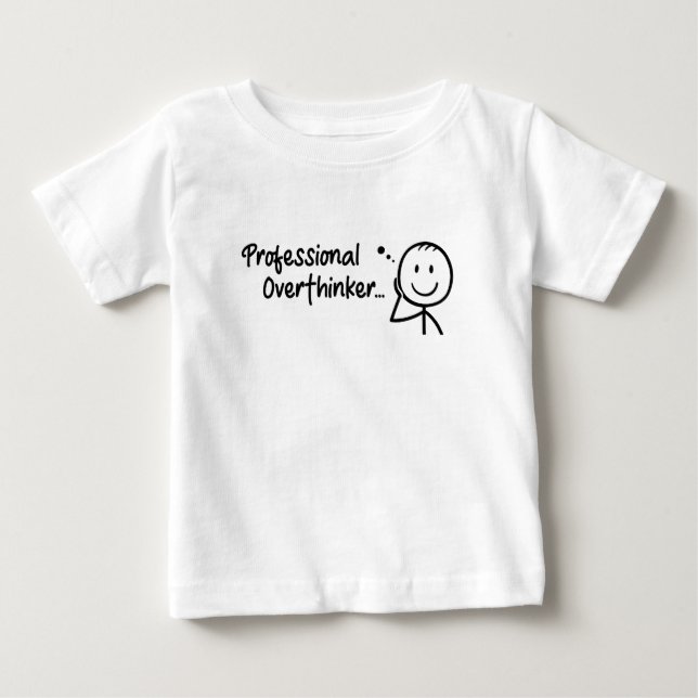 Funny Professional Overthinker T Shirt (Framsida)