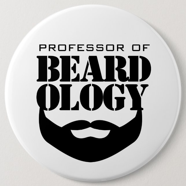 Funny professor i Beardology Knapp (Framsida)