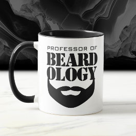 Funny professor i Beardology Mugg