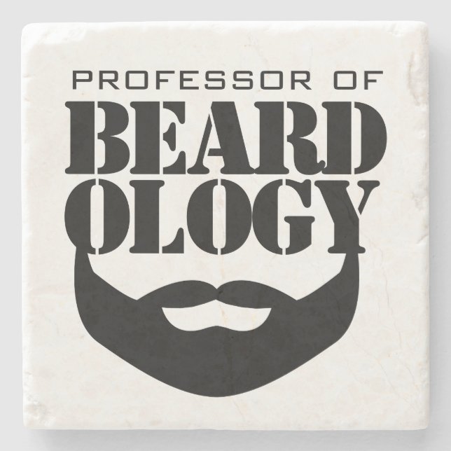 Funny professor i Beardology Stenunderlägg (Framsidan)