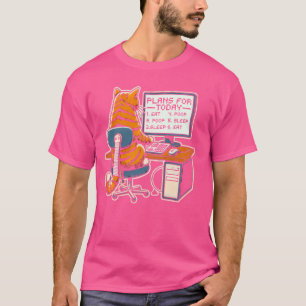 Funny Programmer Coder Computer Programming Cat Lo T Shirt
