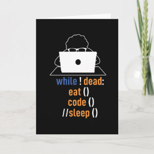 Funny Programmer Coder Computer Science Kort