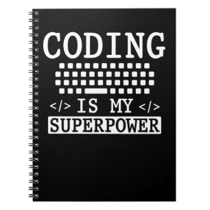 Funny Programmer Computer Science Coder Anteckningsbok