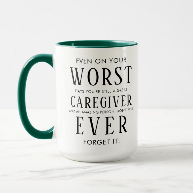 Funny Property Caregiver | Happy Caregiver  Mugg (Vänster)