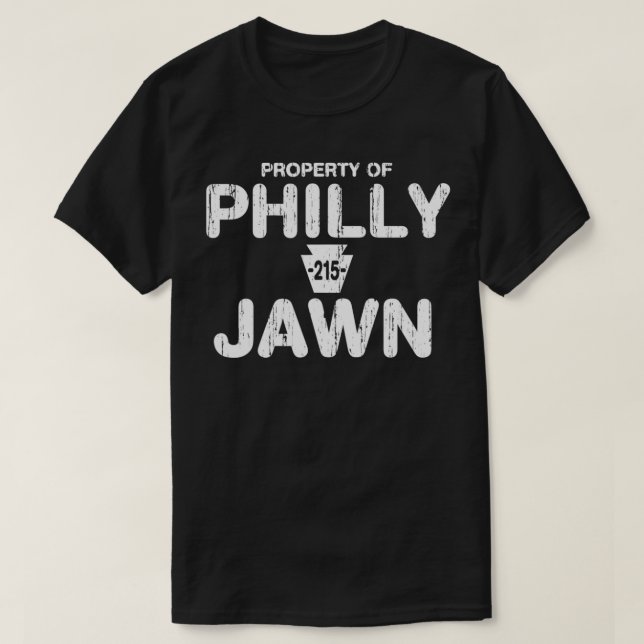 Funny Property of Philly Jawn  Philadelphia Fan Gi T Shirt (Design framsida)