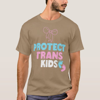 Funny Protect Trans Kids Quote LGBT Coola Protecti T Shirt