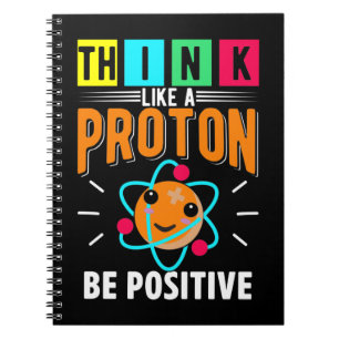 Funny Proton Humor Physicist Science Anteckningsbok