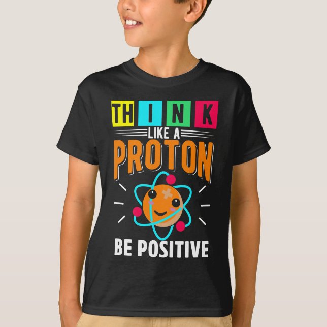 Funny Proton Humor Physicist Science T Shirt (Framsida)