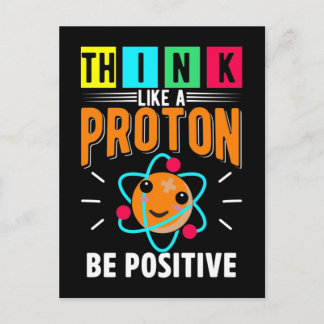 Funny Proton Humor Physicist Science Vykort