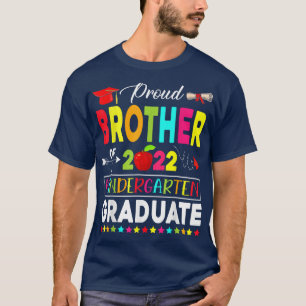 Funny Proud Brother av klass 2022 Kindergarte T Shirt