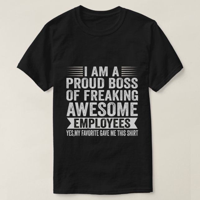Funny Proud Chef Employee Apprecision Office Manar T Shirt (Design framsida)