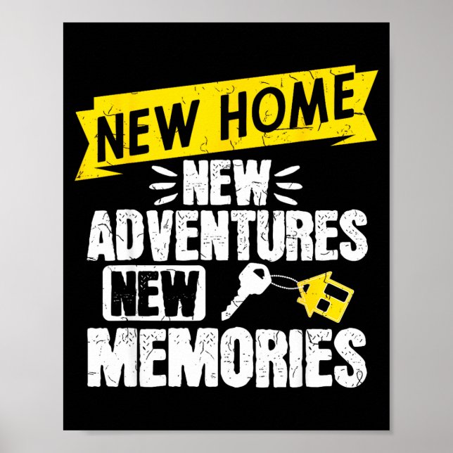 Funny Proud Homeowner New Homenew Adventures New M Poster (Framsidan)