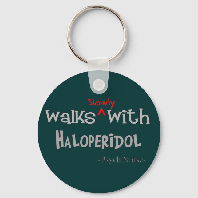 Funny Psych Nurse Gifts Nyckelring (Framsida)