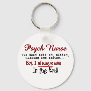 Funny Psych Nurse T-Shirts and Gifts Nyckelring