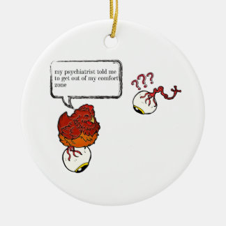 Funny Psychiatrist Gifts Julgransprydnad Keramik