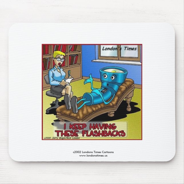 Funny Psychiatry Mouse Pad Musmatta (Framsidan)