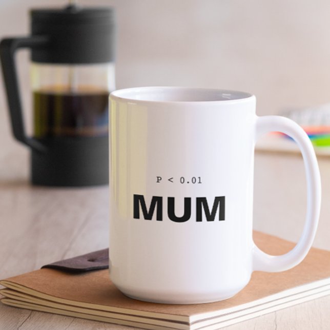 Funny Psychology Statistics Mug | Significant Mum Kaffemugg (Skapare uppladdad)