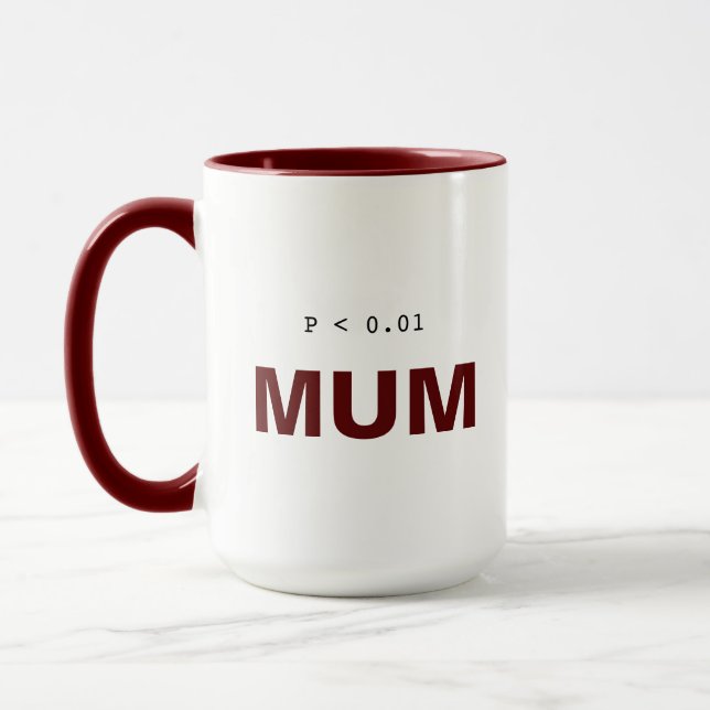 Funny Psychology Statistics Mug | Significant Mum Mugg (Vänster)