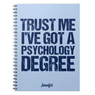 Funny Psychology Studenten Anpassningsbar Psycholo Anteckningsbok