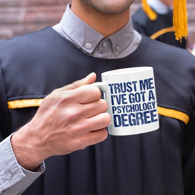 Funny Psychology Studenten Kaffemugg (Skapare uppladdad)