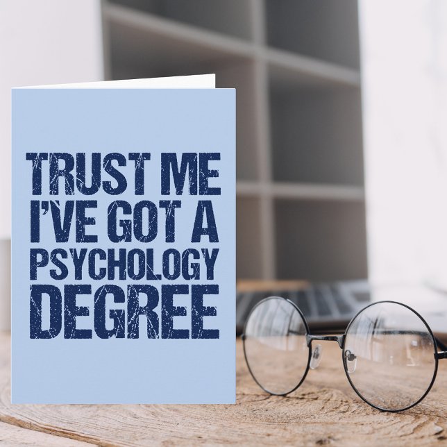 Funny Psychology Studenten Kort (Skapare uppladdad)