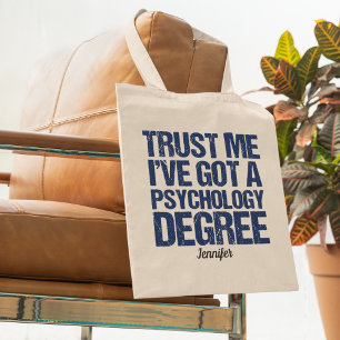 Funny Psychology Studenten Psycholog Anpassningsba Tygkasse