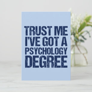 Funny Psychology Studenten Psycholog Citote Kort