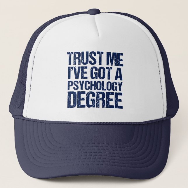 Funny Psychology Studenten Psycholog Keps (Framsida)