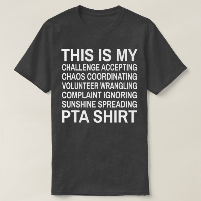 Funny PTA-offertskolungdomar T Shirt (Design framsida)