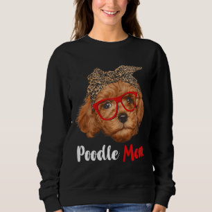 Funny Pudel Mamma-gåva för Hundälskare - Mor Da T Shirt