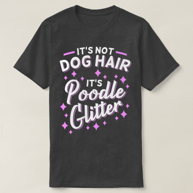 Funny Pudel Mamma Hundägare Gift T Shirt (Design framsida)