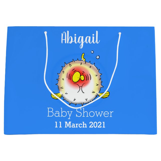 Funny puffer fish porcupine fish cartoon (Framsidan)