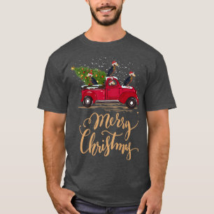 Funny Puffin Driving Julgran Lastbil Puffin C T Shirt