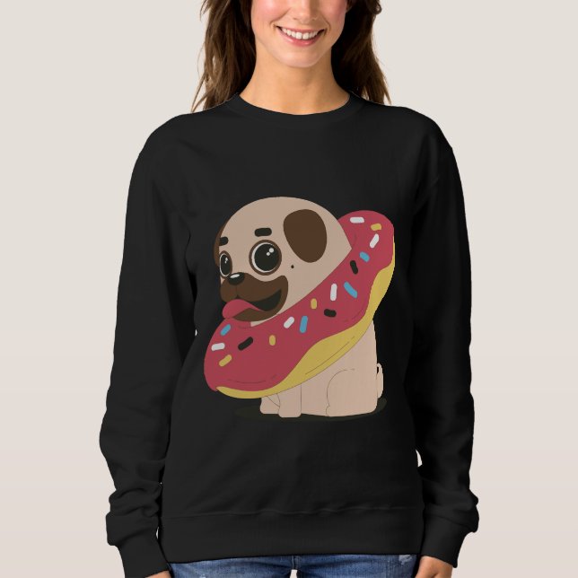 Funny pug Classic T-Shirt 154 (Framsida)