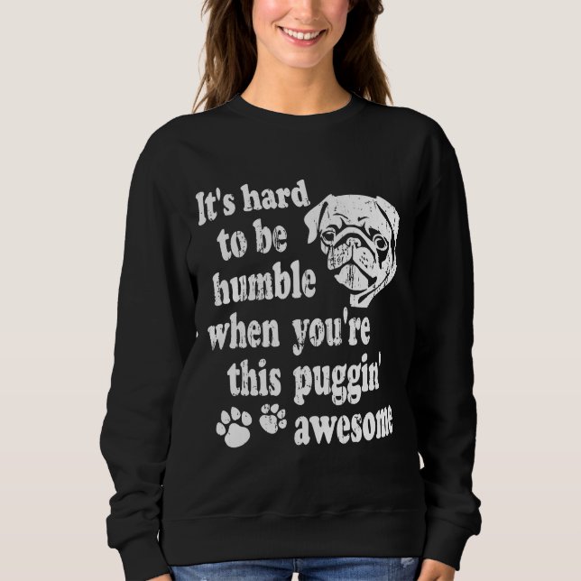 Funny Pug Shirt - Puggin&x27; Fantastisk Essential T (Framsida)