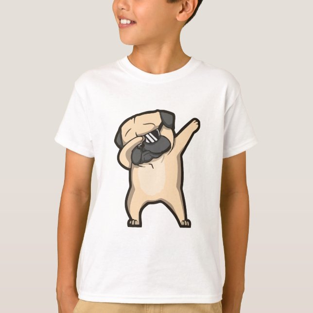 Funny pug t shirt (Framsida)